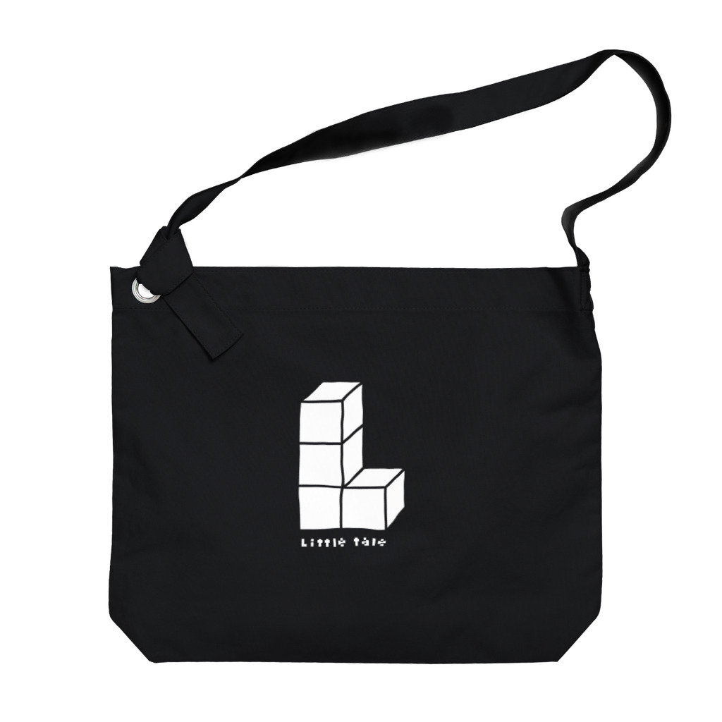 大阪日本橋オタクバーLittletale(リトルテイル)のLittleltaleロゴシリーズ(WH) Big Shoulder Bag