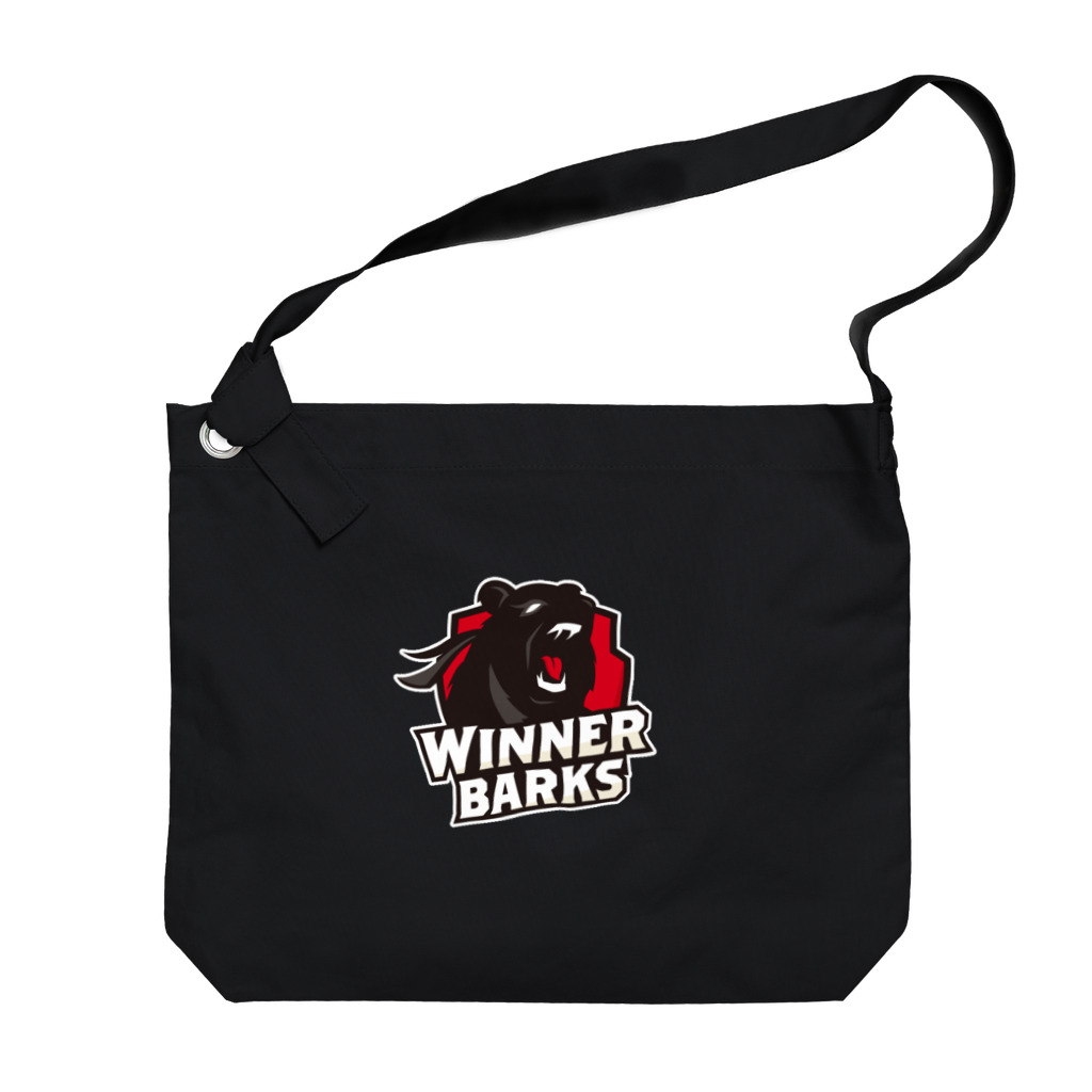 WinnerBarks Ent.のWinnerBarksチームロゴ ビッグショルダーバッグ
