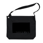 migaluの漆黒のミニマルデザイン ビッグショルダーバッグ