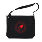 Otaku shopのskate Anti sick health first club Big Shoulder Bag