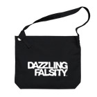 DAZZLING FALSITY OffisialのDAZZLING FALSITY タイポグラフィ Big Shoulder Bag