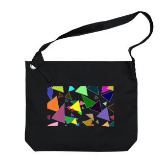 Trianglez_ｗ Big Shoulder Bag