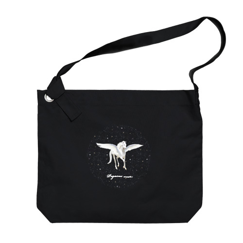 Pegasus soar in the starlight  Big Shoulder Bag