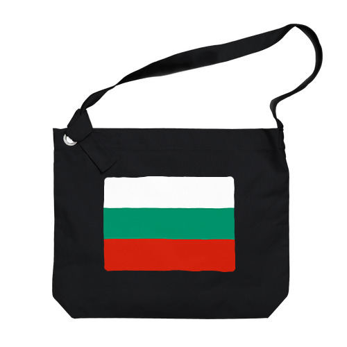 ブルガリアの国旗 ビッグショルダーバッグ