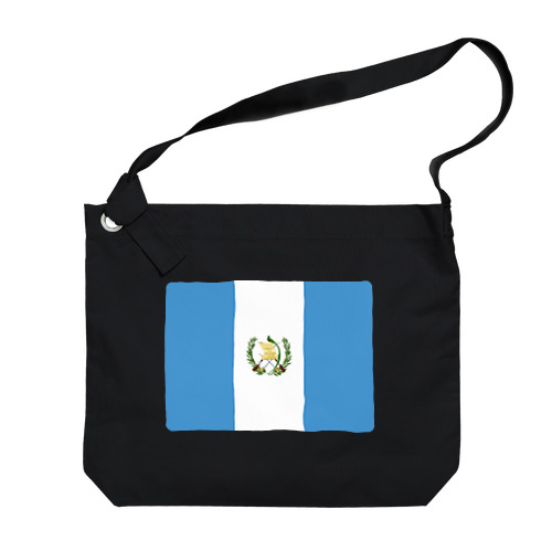 グアテマラの国旗 ビッグショルダーバッグ