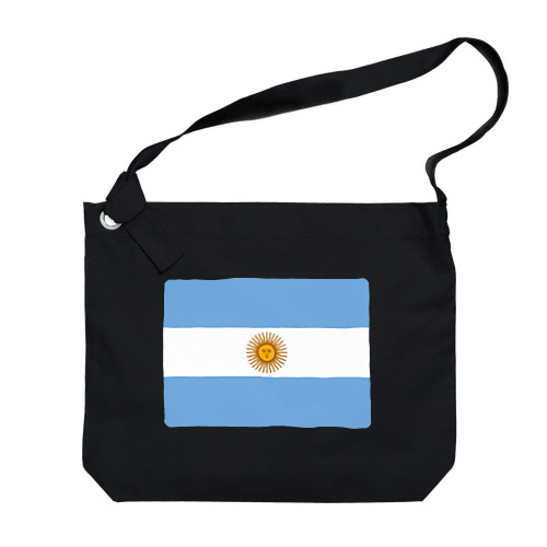 アルゼンチンの国旗 ビッグショルダーバッグ