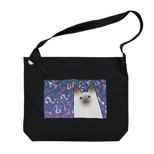 宇宙ねこ Big Shoulder Bag