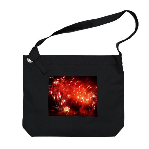 201508161942002　赤い火花 Big Shoulder Bag