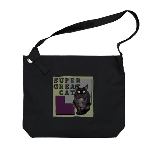 SUPER GREAT CAT Big Shoulder Bag