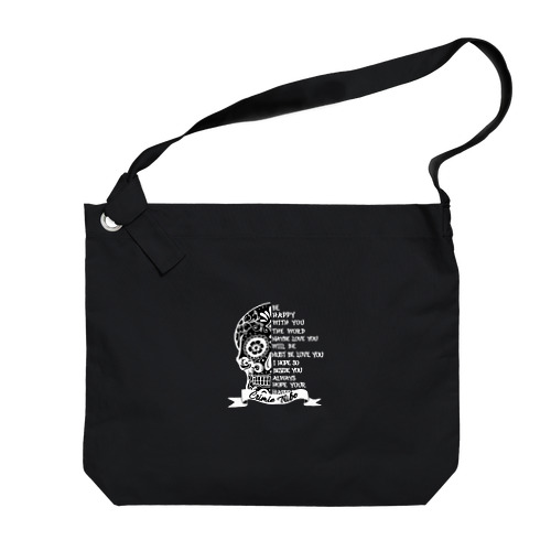 Skullシリーズ【Crimie Tribe】 Big Shoulder Bag
