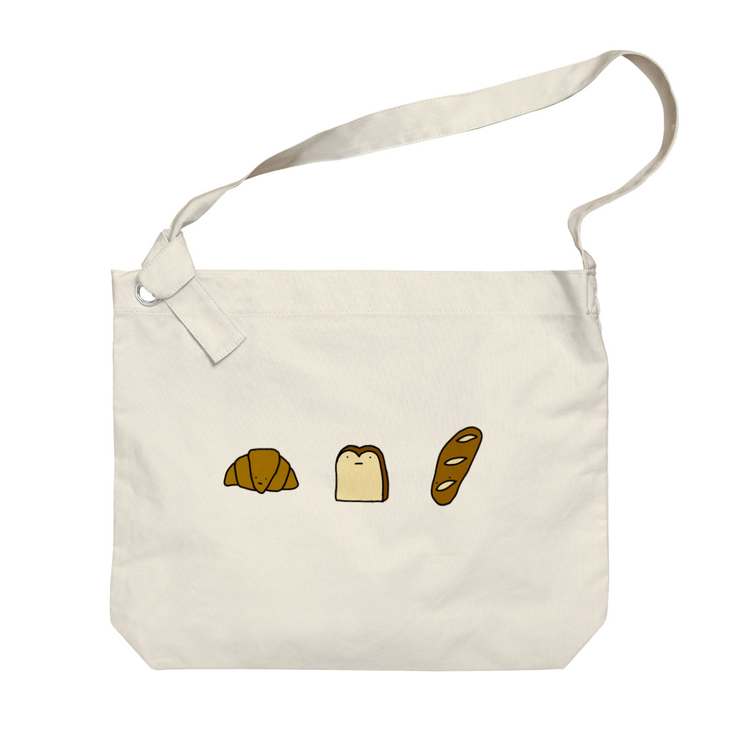 しょくぱんさんのパン3種セット Big Shoulder Bag
