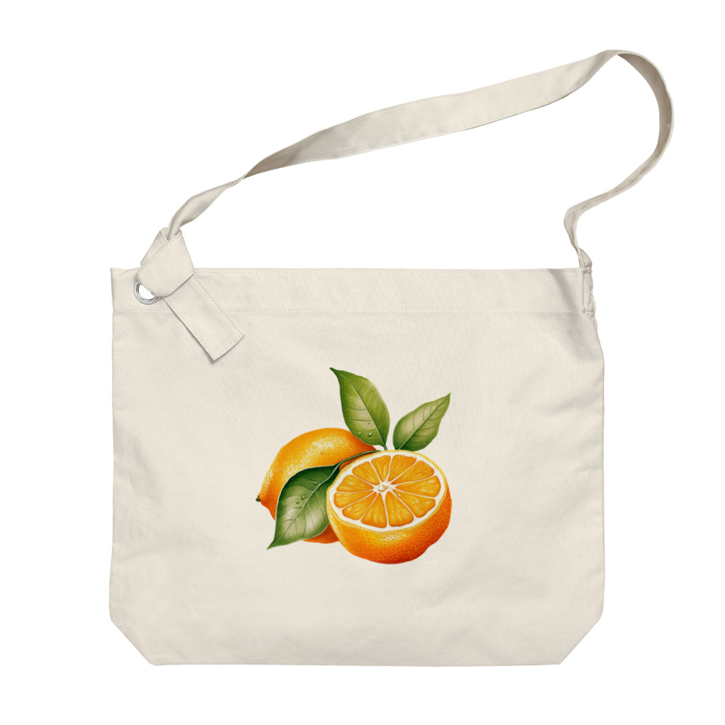 みうら家のオレンジ【果物シリーズ】 ビッグショルダーバッグ