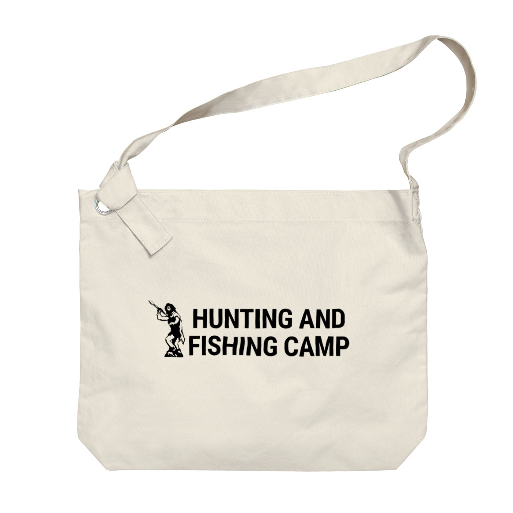 Hunting and Fishing Campのロゴ横 ビッグショルダーバッグ