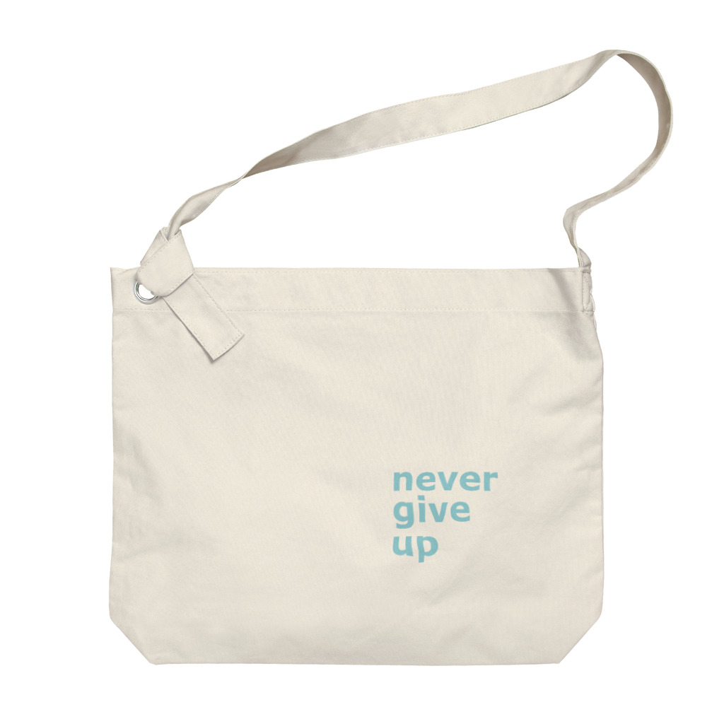 アメリカンベース のnever give up Big Shoulder Bag