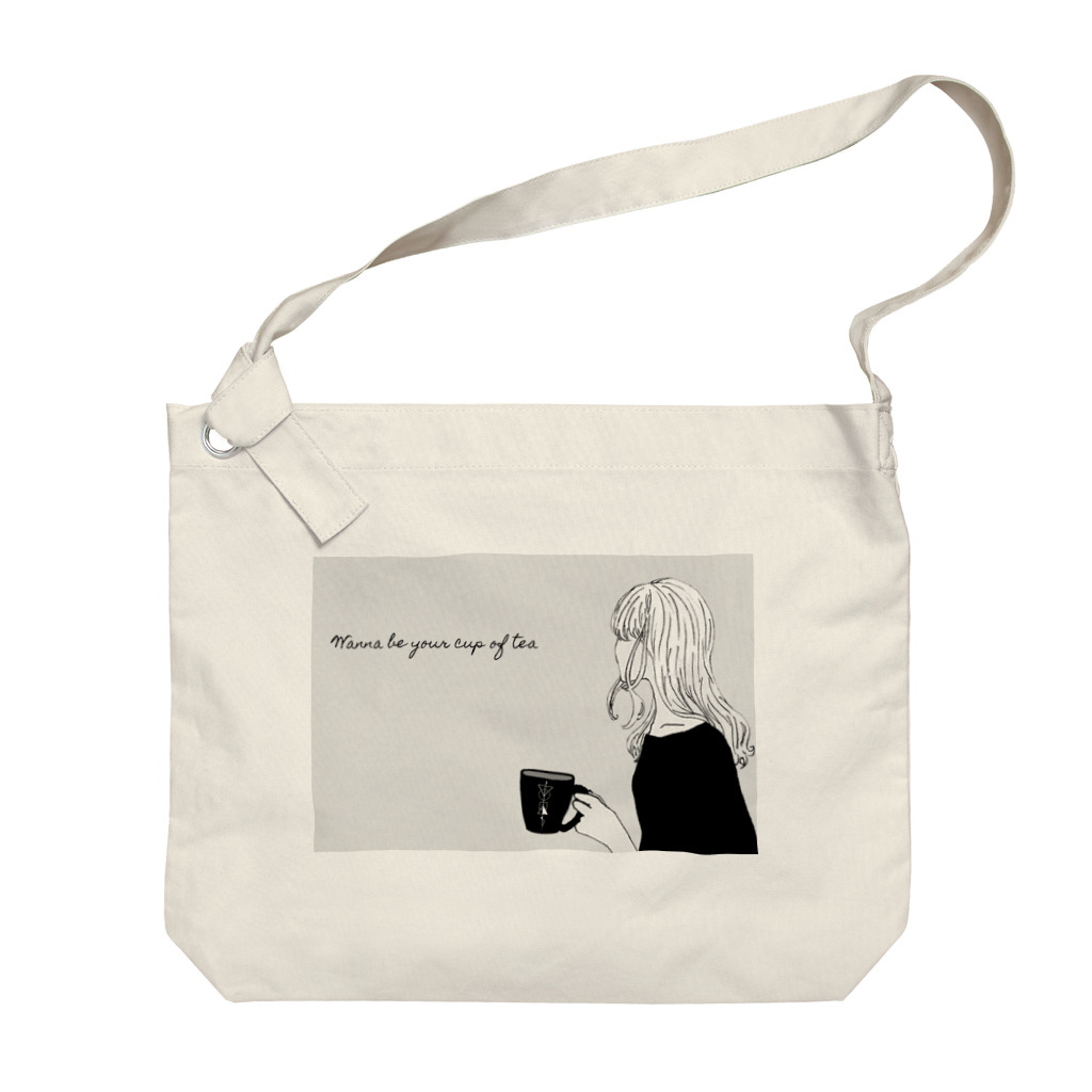 Meow__35のWanna be your cup of tea  Big Shoulder Bag