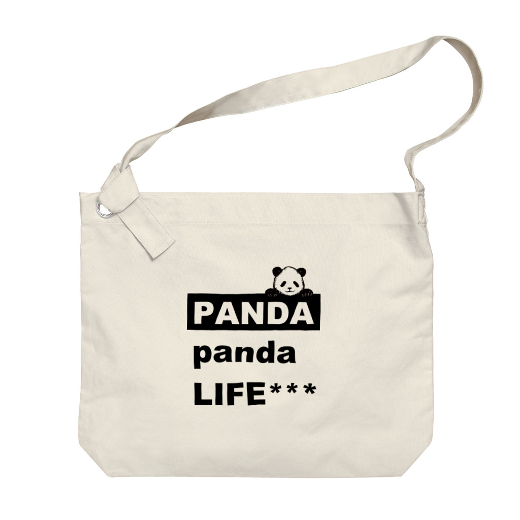 PANDA panda LIFE***ののぞきこみパンダ ビッグショルダーバッグ