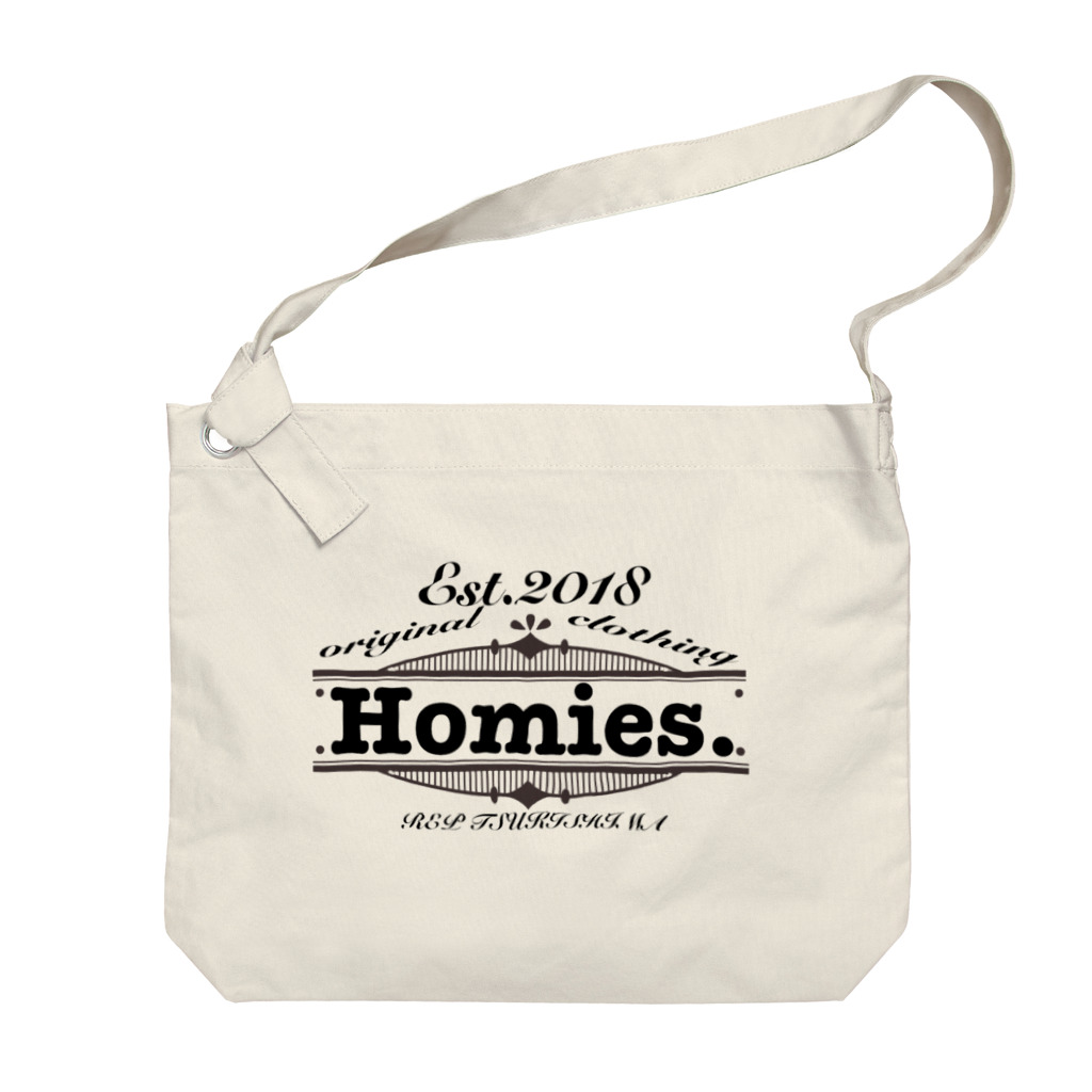 Homies.のHomies.new logo ビッグショルダーバッグ
