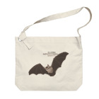 雁花工房（寄付アイテム販売中です）のノレンコウモリ Big Shoulder Bag