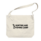 Hunting and Fishing Campのロゴ横 Big Shoulder Bag