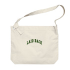 C-fishのLAID-BACK Arch Logo Big Shoulder Bag