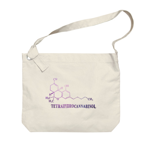 【Tetrahydrocannabinol】 Big Shoulder Bag