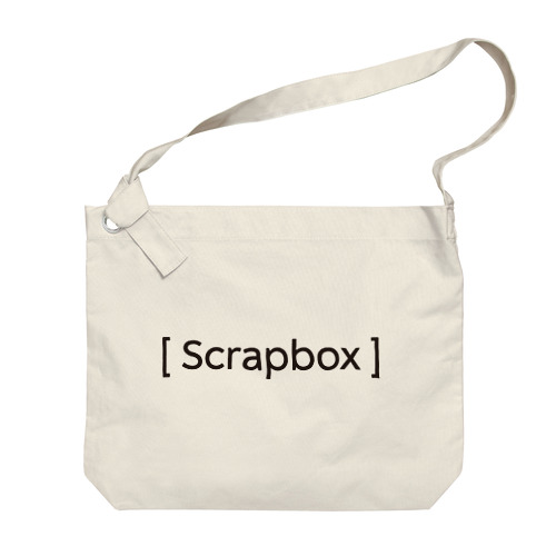 Scrapbox logo(BK) ビッグショルダーバッグ