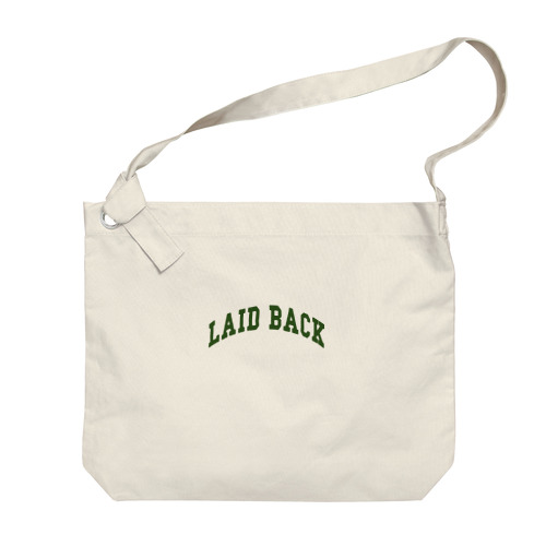 LAID-BACK Arch Logo Big Shoulder Bag
