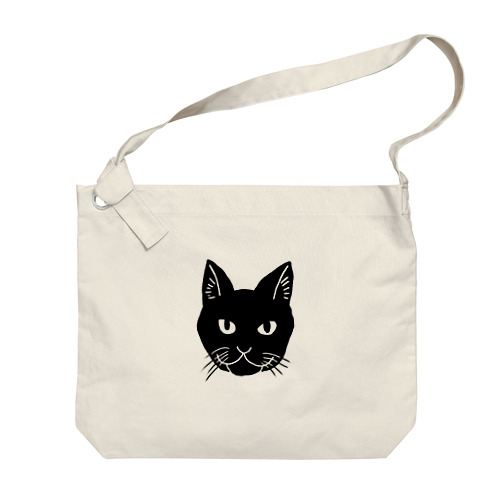 黒猫ジジ Big Shoulder Bag