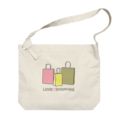 紙袋 LOVE SHOPPING Big Shoulder Bag