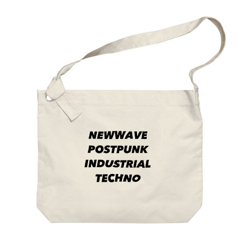 NEWWAVE POSTPUNK INDUSTRIAL TECHNO Big Shoulder Bag