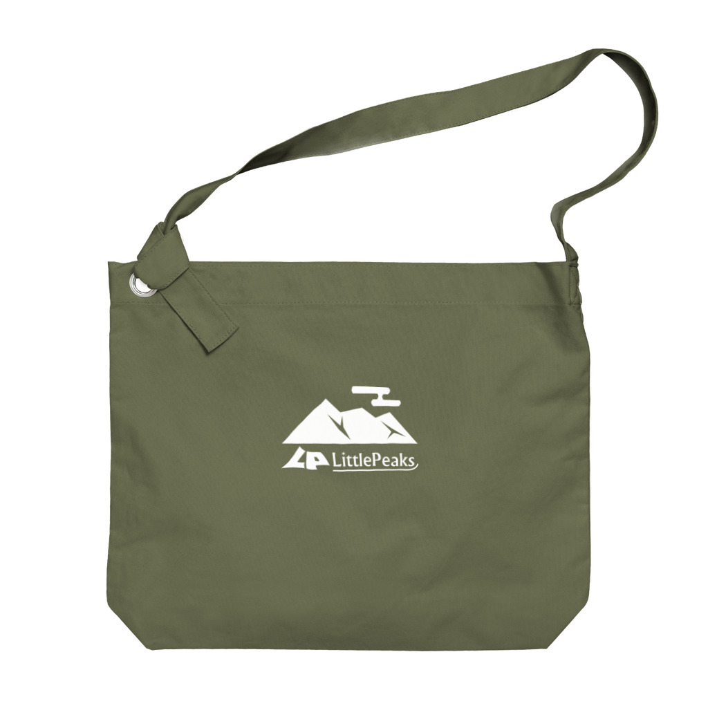 リトルピークス【LittlePeaks】のお山とロゴ Big Shoulder Bag