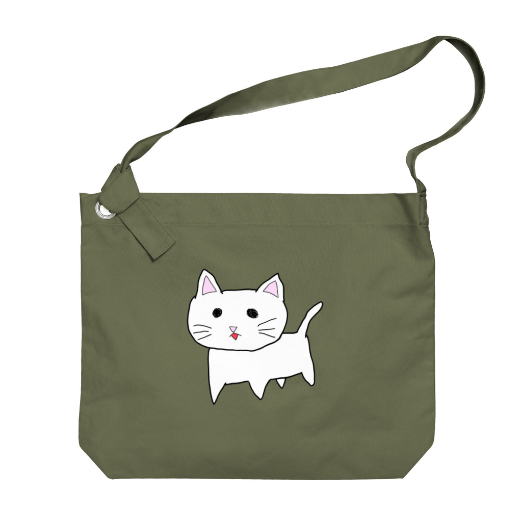 😸にゃんこのおへや😺のタレ目のにゃんこ🐱 Big Shoulder Bag