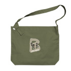 “すずめのおみせ” SUZURI店のWildBirds（B系） Big Shoulder Bag