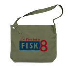 rd-T（フィギュアスケートデザイングッズ）のI'm into FISK8_nv Big Shoulder Bag