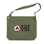 M's4 CAMP official shopのOUR CAMP TIME ビッグショルダーバッグ