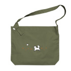 Chiyo.Wan(🐕🕊️のお店)のわんことことり おさんぽバッグ（カラーVer.） Big Shoulder Bag