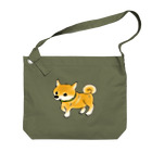 塩田加工の柴犬くん Big Shoulder Bag