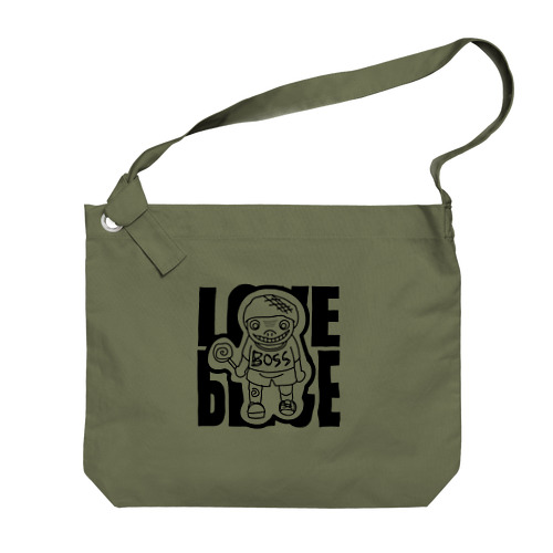 BOSS　LOVE&PEACE Big Shoulder Bag