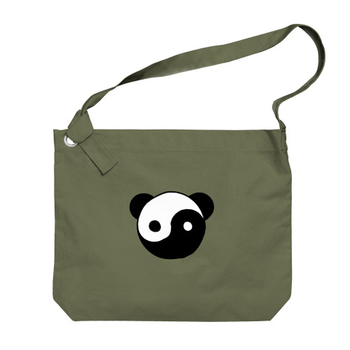 陰陽熊猫 Big Shoulder Bag