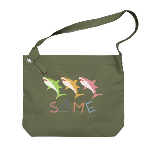 はにかみSAME Big Shoulder Bag