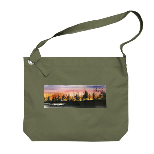 夕景 Big Shoulder Bag