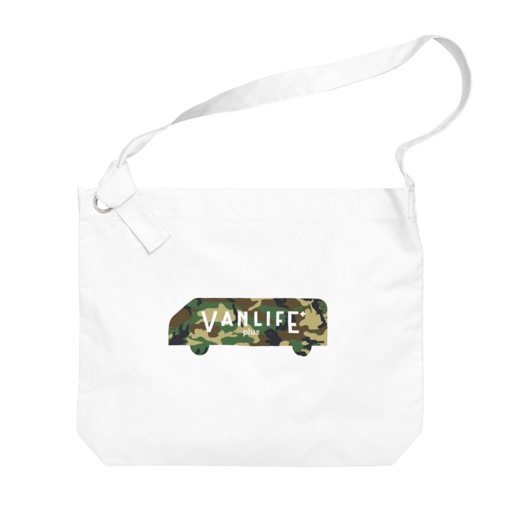 vanlife plusのvanlife plus_logomark03 Big Shoulder Bag