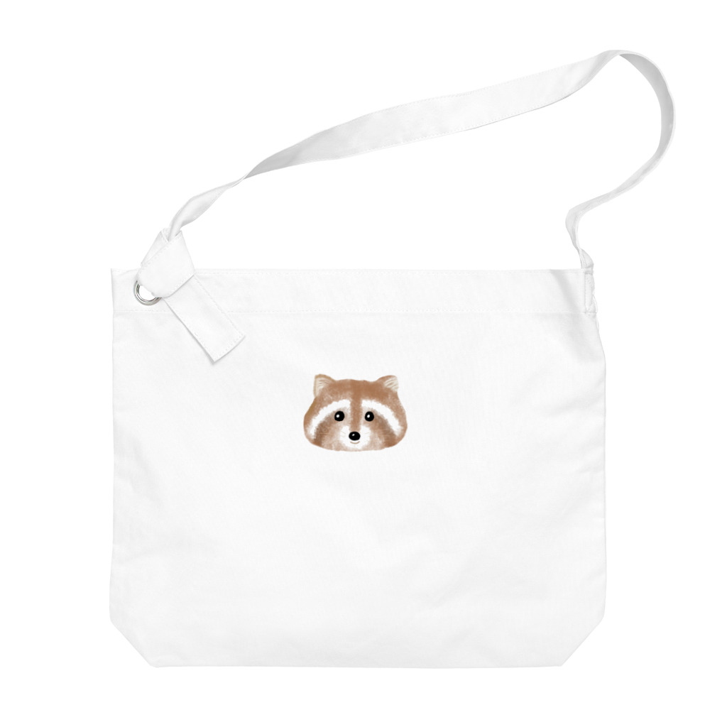 OHANABATAKEのアライグマ Big Shoulder Bag