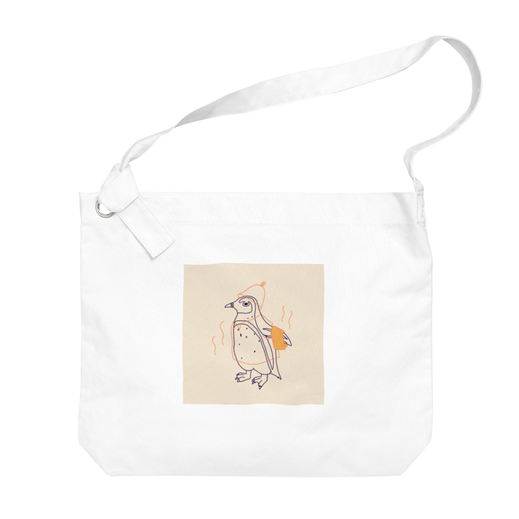 ピゴセリス属のからふるサウナーケープペンギン Big Shoulder Bag