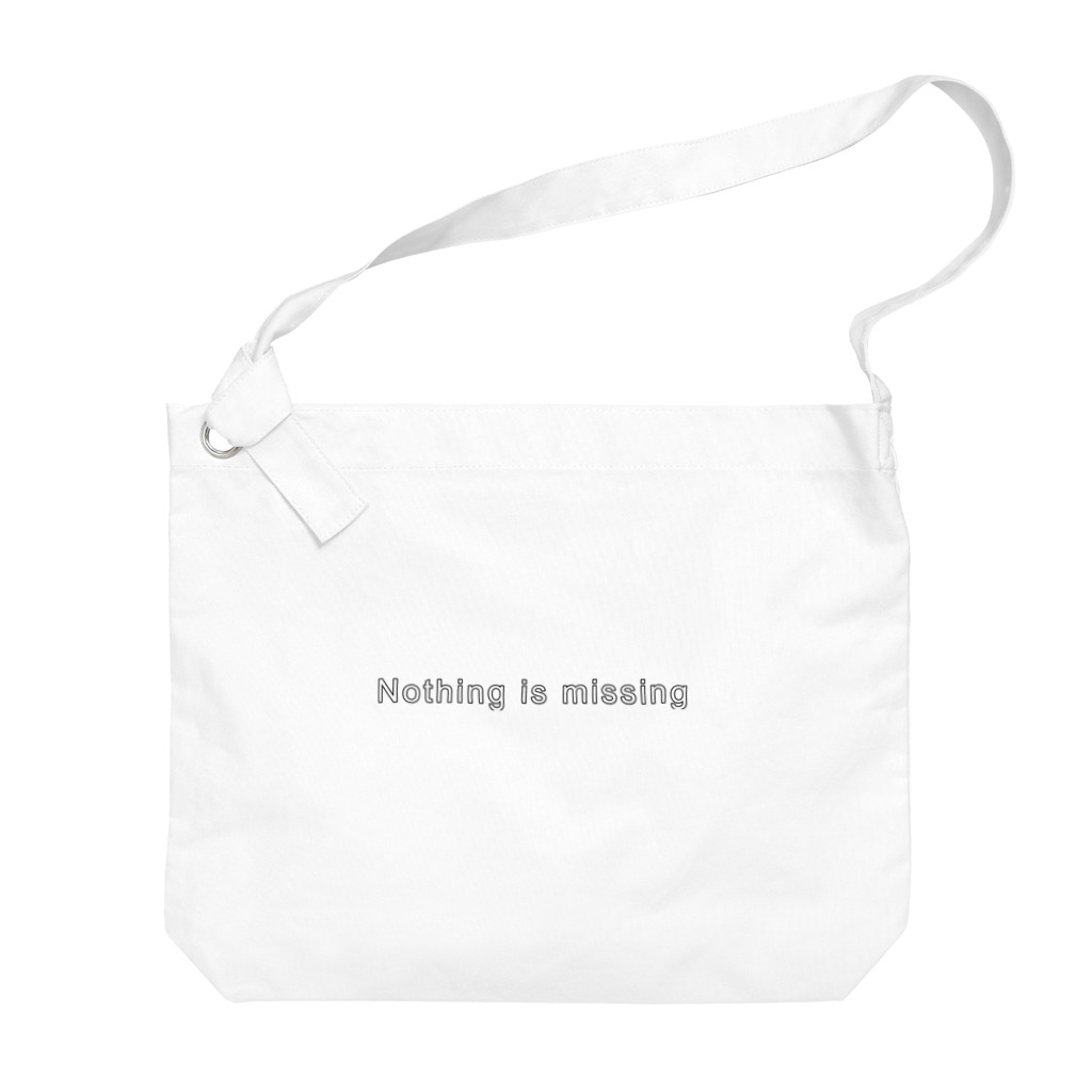 Morishi's ShopのNothing is missing Big Shoulder Bag