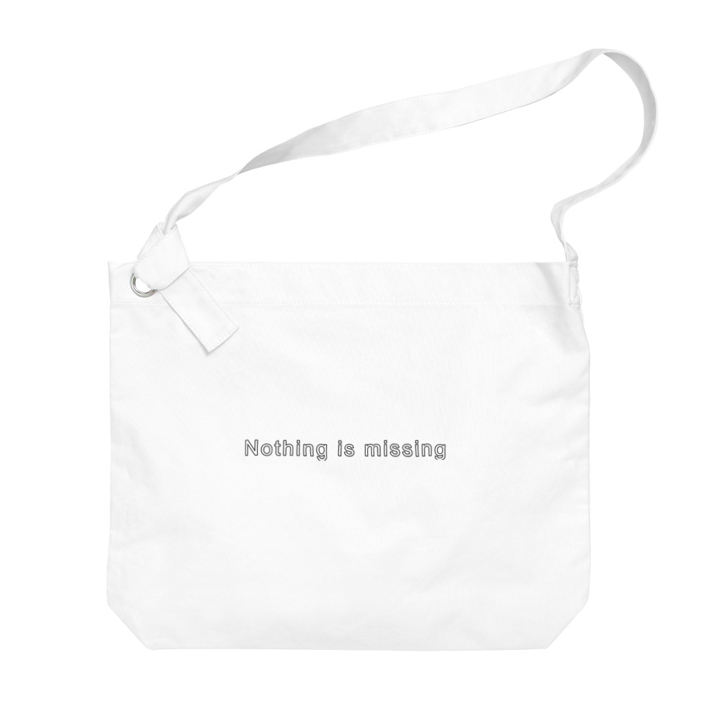 Morishi's ShopのNothing is missing ビッグショルダーバッグ