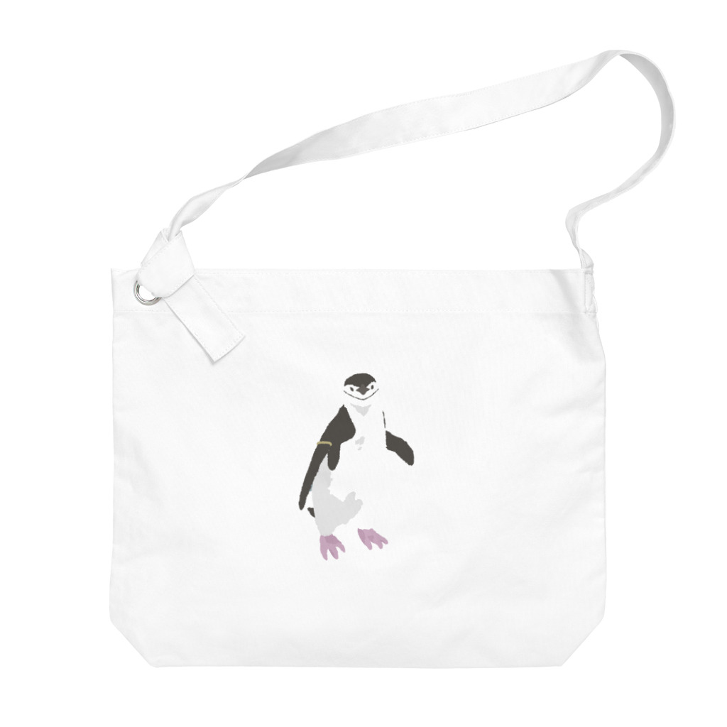 しいくいんのヒゲペンギン Big Shoulder Bag