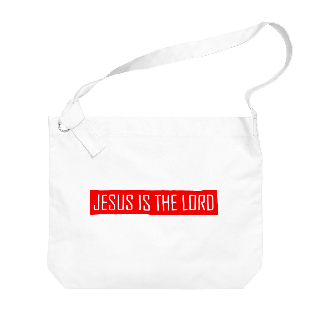 PRAISEのJESUS IS THE LORD （赤） ビッグショルダーバッグ