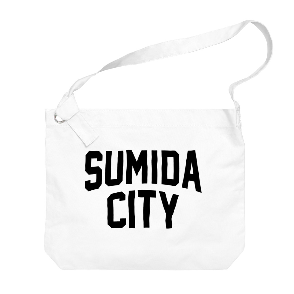 JIMOTO Wear Local Japanの墨田区 SUMIDA CITY ロゴブラック ビッグショルダーバッグ