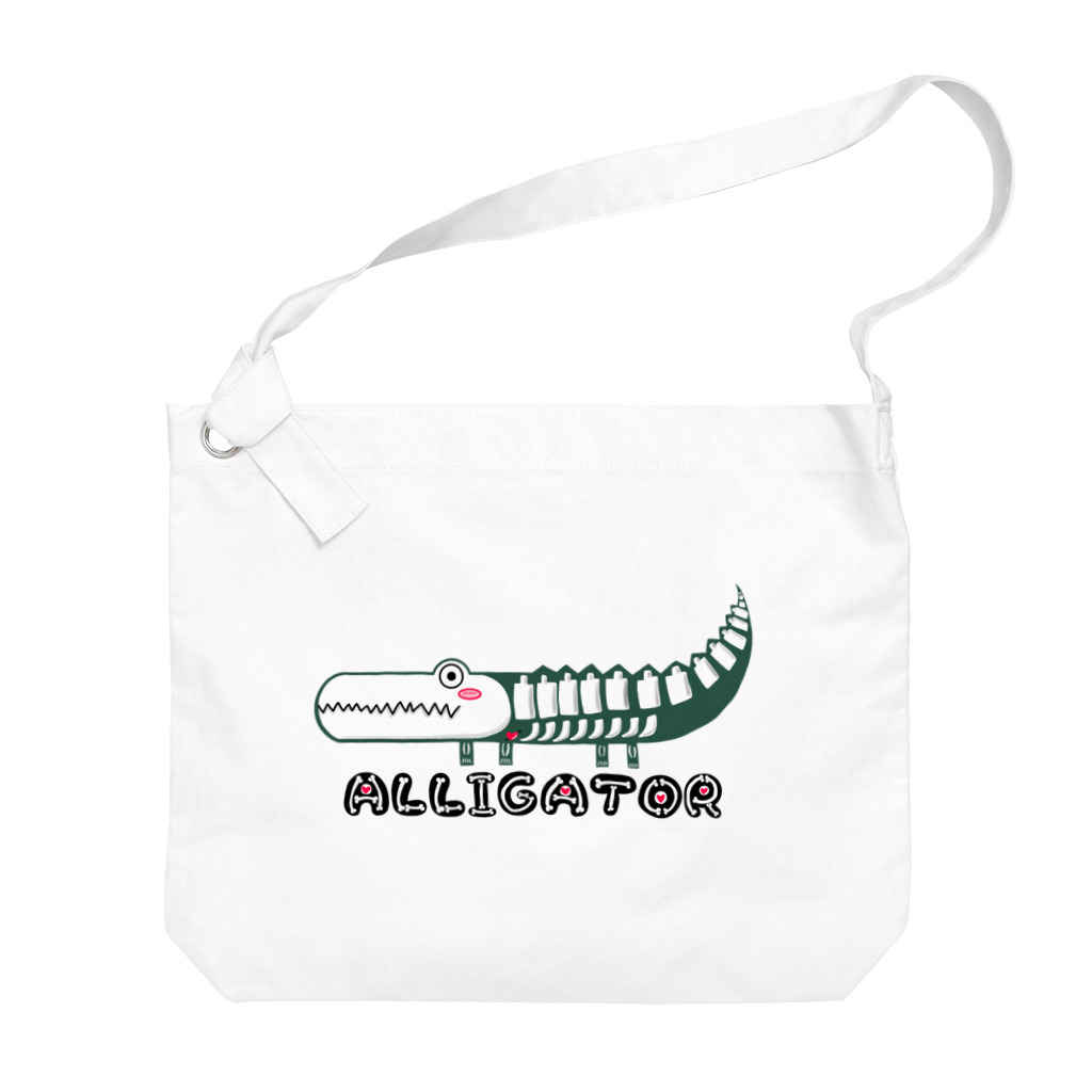 alligator_artのスケスケ鰐 Big Shoulder Bag